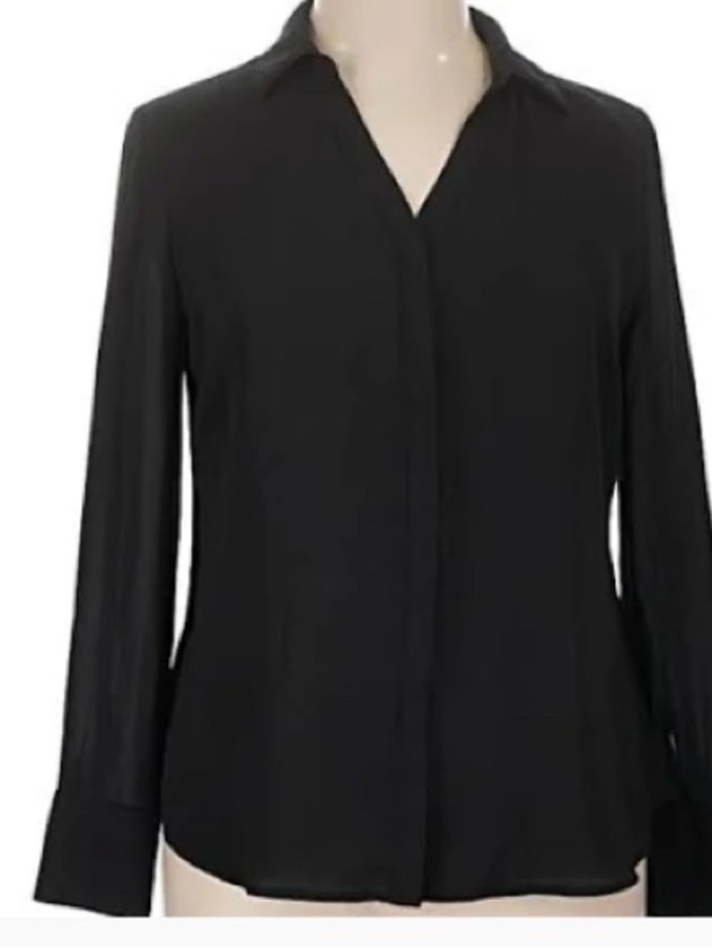 Worthington Women’s Black Button-Down Shirt Jacket
